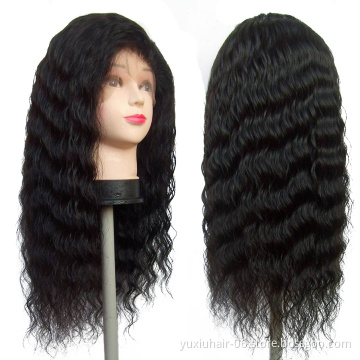 150%  Full lace Human hair wigs Deep Wave  100% Virgin hair  Front Lace Human hair wigs HD Lace for Black Women